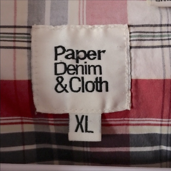 Paper Denim & Cloth Long Sleeve Button Down Shirt XL - Picture 3 of 4